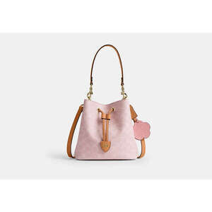 Rowan Bucket Bag In Signature Canvas With Charms